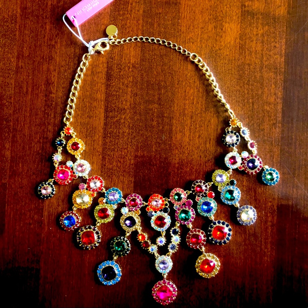 Christian Siriano Iridescent Crystal Necklace